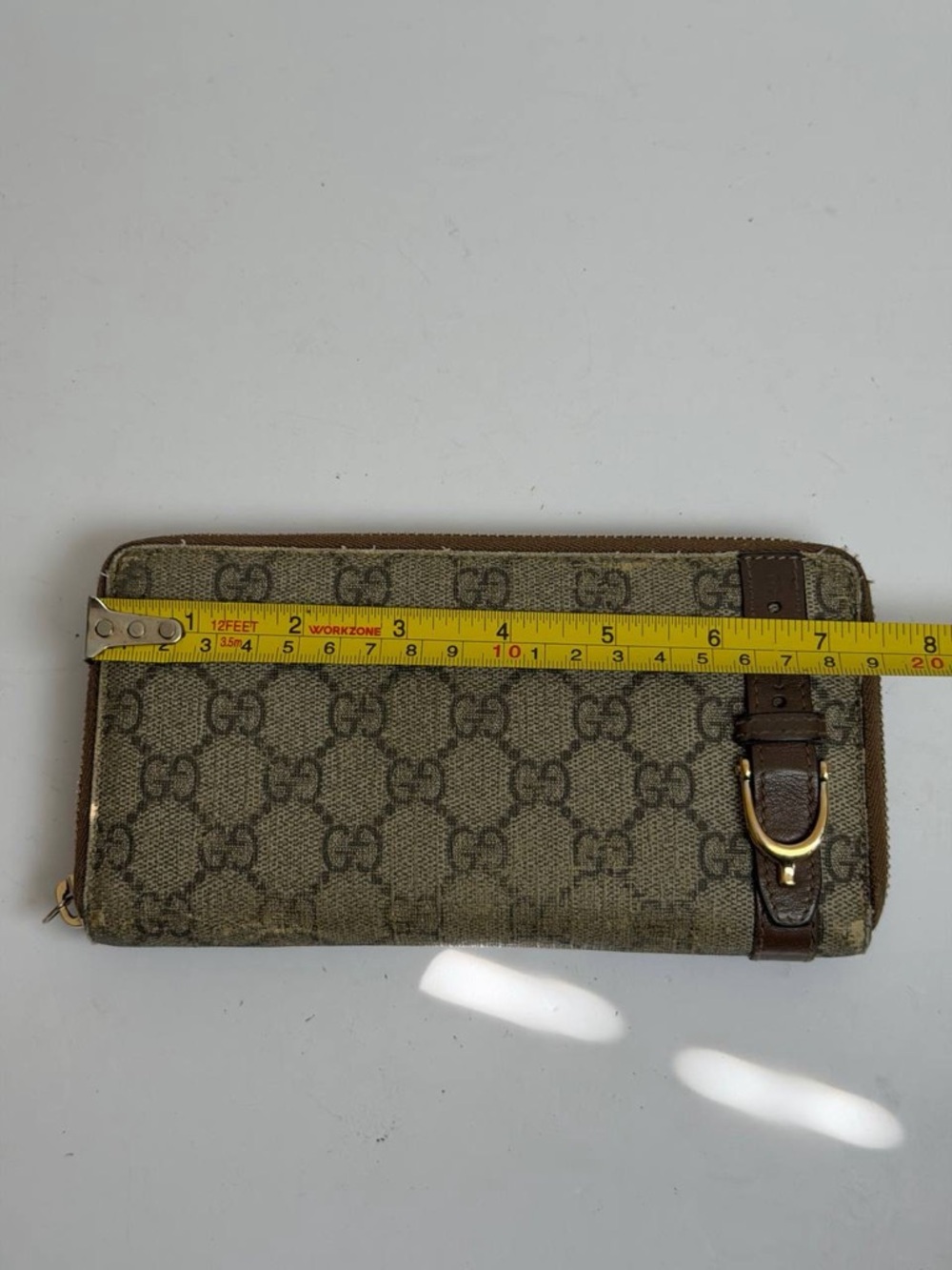 Gucci GG Supreme Monogram Coated Canvas Zip Wallet - Picture 8 of 13